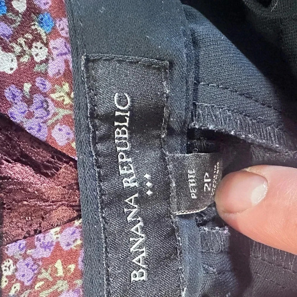 Banana Republic Blue Trousers Dress Pants with Straight Leg Design - Picture 6 of 6